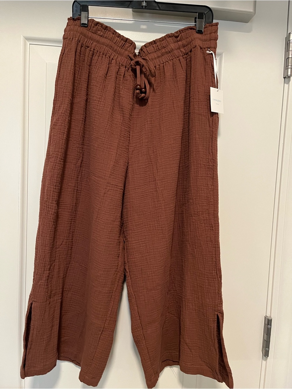 Cynthia Rowley Gauze Capri Length Pants-NWT-size 1X
